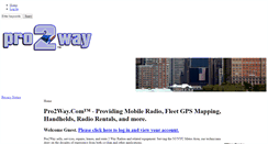 Desktop Screenshot of pro2way.com